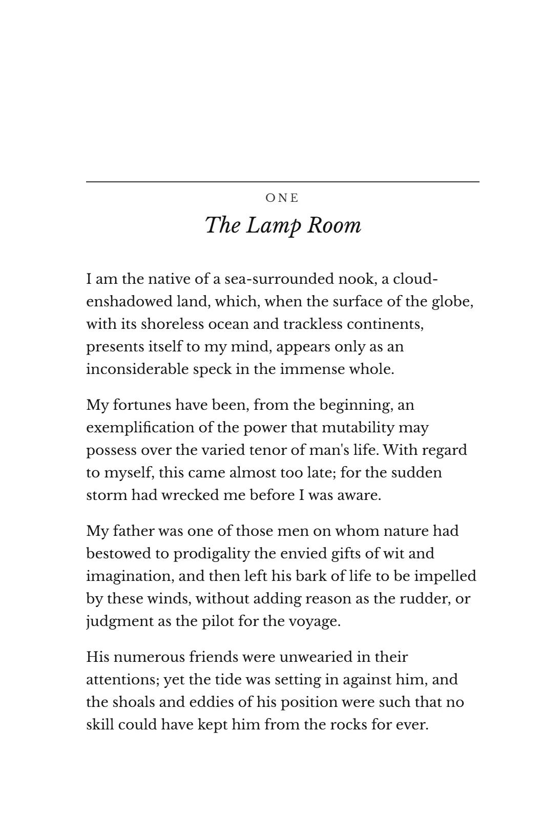 Longview — Block paragraphs set in a serif. Memoir and narrative nonfiction.