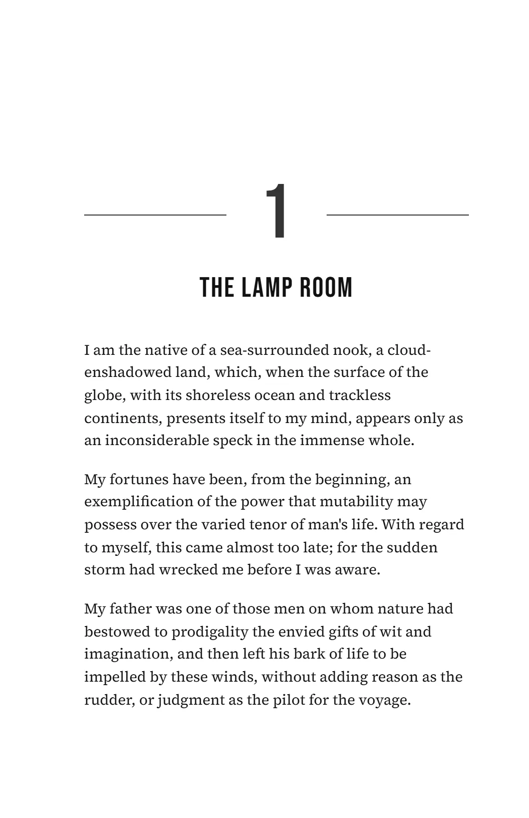 Summit — A large numeral and generous space. Self-help, and anything with steps.